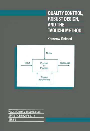 Cover of Quality Control, Robust Design, and the Taguchi Method