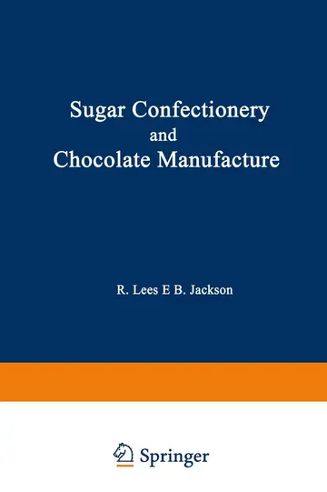 Cover of Sugar Confectionery and Chocolate Manufacture