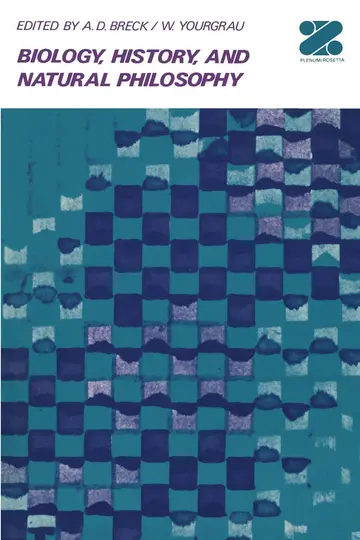 Cover of Biology, History, and Natural Philosophy
