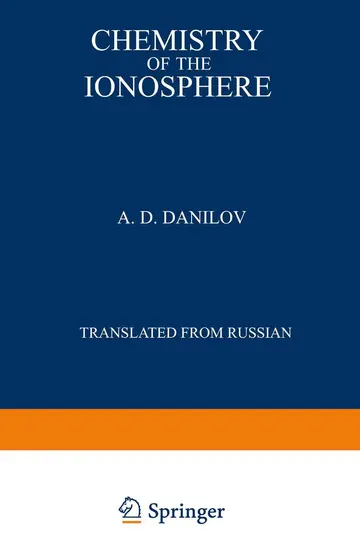 Cover of Chemistry of the Ionosphere