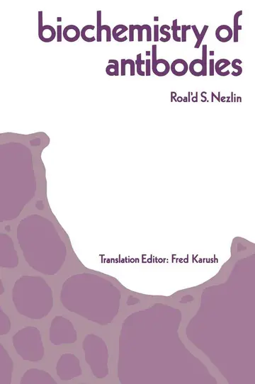 Cover of Biochemistry of Antibodies