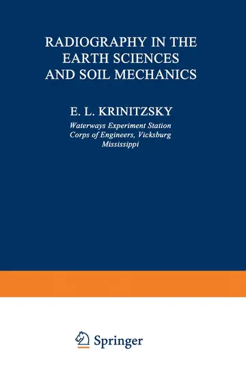 Cover of Radiography in the Earth Sciences and Soil Mechanics