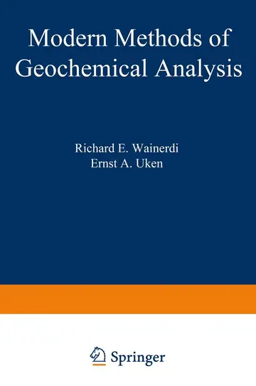 Cover of Modern Methods of Geochemical Analysis