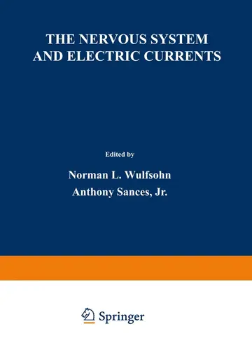 Cover of The Nervous System and Electric Currents