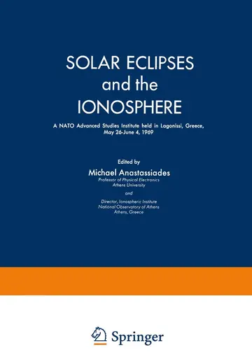 Cover of Solar Eclipses and the Ionosphere