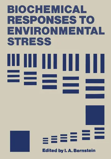 Cover of Biochemical Responses to Environmental Stress