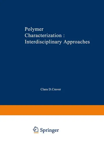 Cover of Polymer Characterization Interdisciplinary Approaches