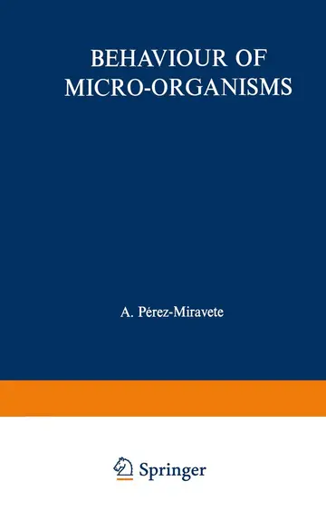 Cover of Behaviour of Micro-organisms