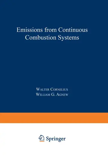 Cover of Emissions from Continuous Combustion Systems