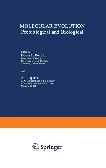 Cover of Molecular Evolution