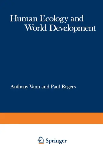 Cover of Human Ecology and World Development