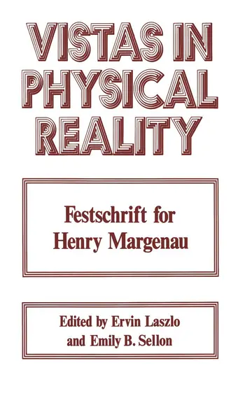 Cover of Vistas in Physical Reality