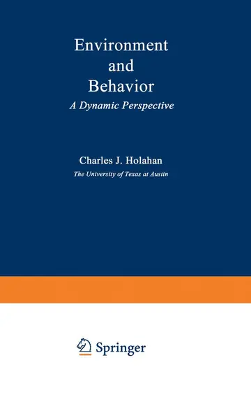 Cover of Environment and Behavior