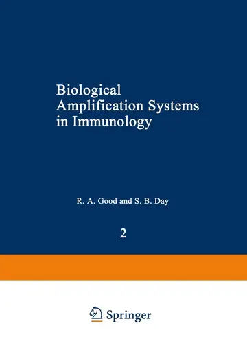Cover of Biological Amplification Systems in Immunology