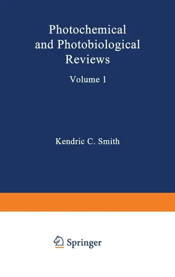 Cover of Photochemical and Photobiological Reviews