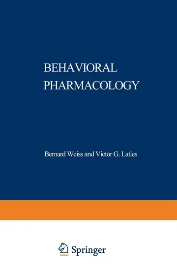 Cover of Behavioral Pharmacology