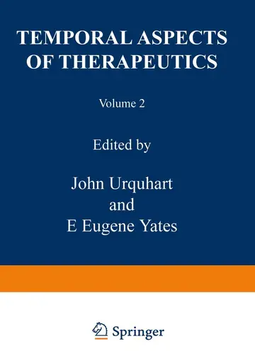 Cover of Temporal Aspects of Therapeutics