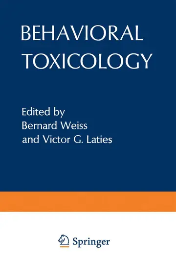 Cover of Behavioral Toxicology