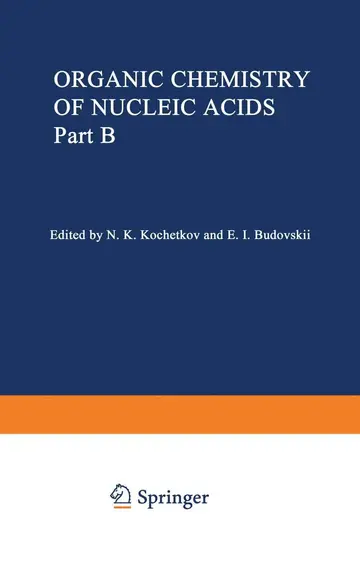 Cover of Organic Chemistry of Nucleic Acids