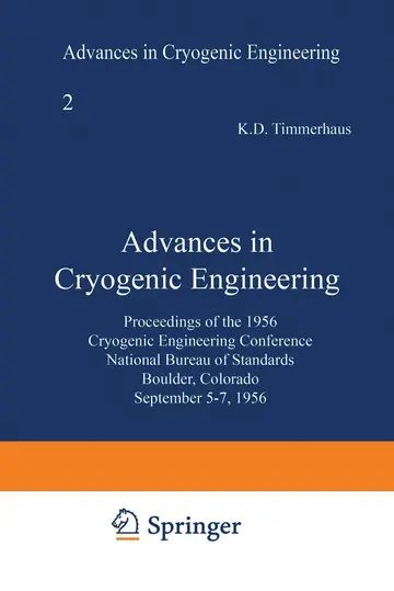 Cover of Advances in Cryogenic Engineering