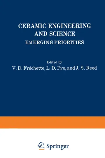 Cover of Ceramic Engineering and Science