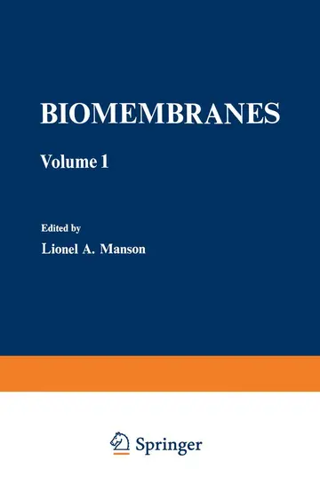 Cover of Biomembranes