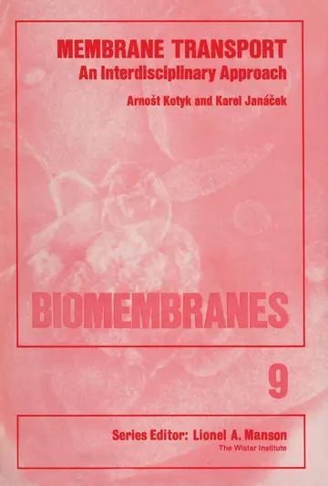 Cover of Membrane Transport