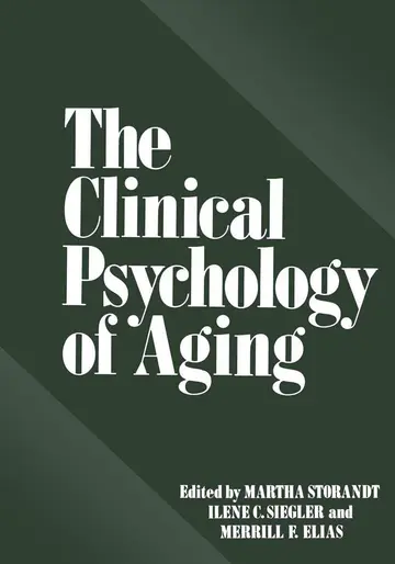 Cover of The Clinical Psychology of Aging