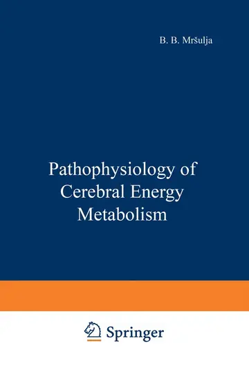 Cover of Pathophysiology of Cerebral Energy Metabolism