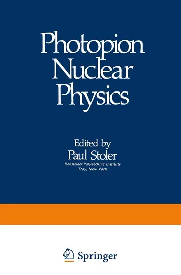 Cover of Photopion Nuclear Physics