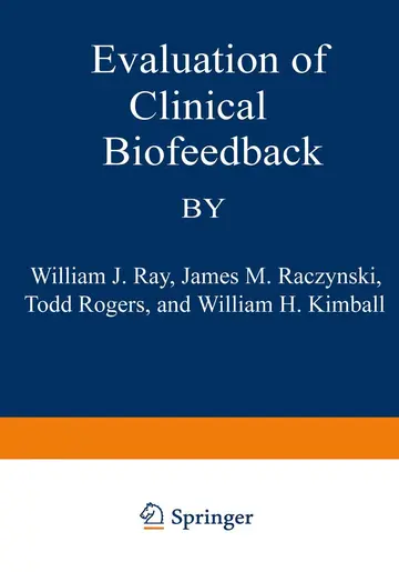 Cover of Evaluation of Clinical Biofeedback