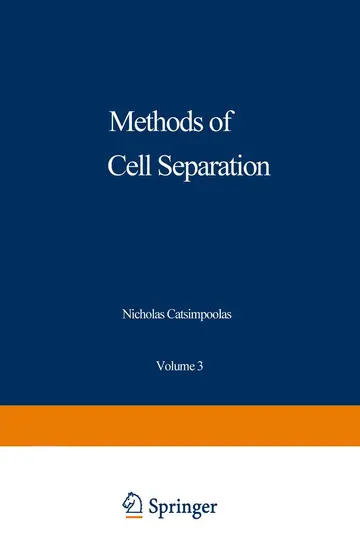 Cover of Methods of Cell Separation