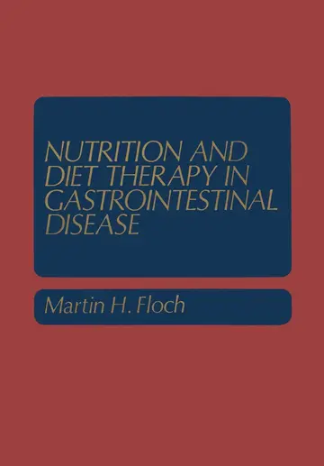 Cover of Nutrition and Diet Therapy in Gastrointestinal Disease