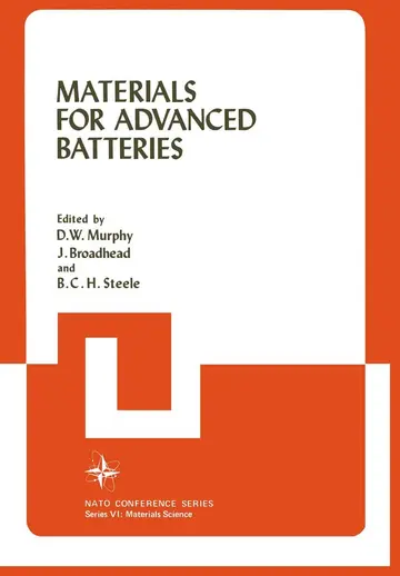 Cover of Materials for Advanced Batteries