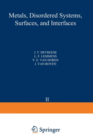 Cover of Recent Developments in Condensed Matter Physics