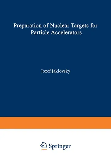 Cover of Preparation of Nuclear Targets for Particle Accelerators