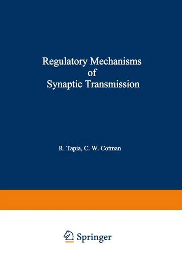 Cover of Regulatory Mechanisms of Synaptic Transmission