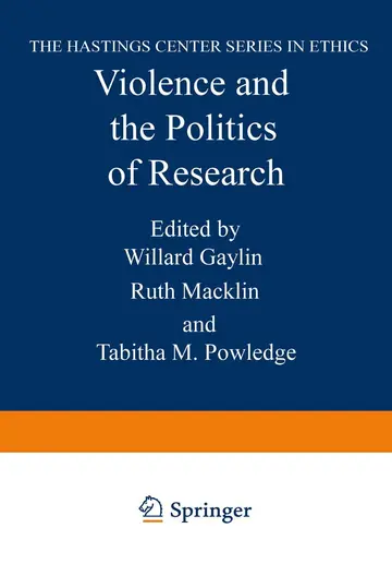 Cover of Violence and the Politics of Research