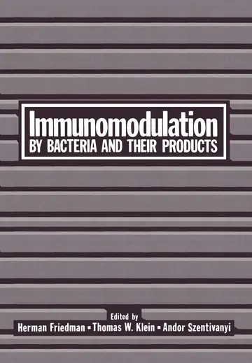 Cover of Immunomodulation by Bacteria and Their Products