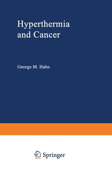 Cover of Hyperthermia and Cancer