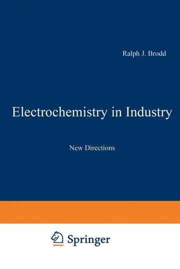Cover of Electrochemistry in Industry
