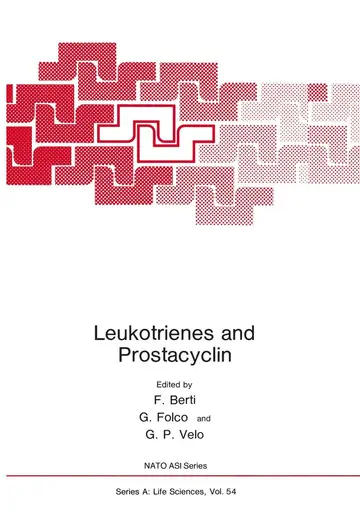 Cover of Leukotrienes and Prostacyclin