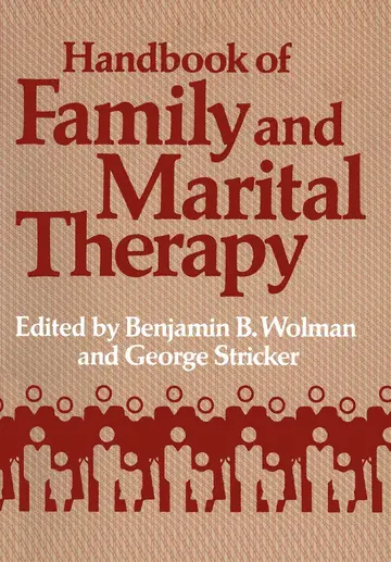 Cover of Handbook of Family and Marital Therapy