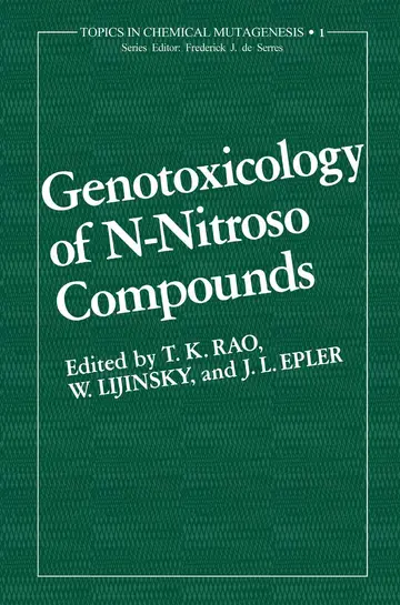 Cover of Genotoxicology of N-nitroso Compounds