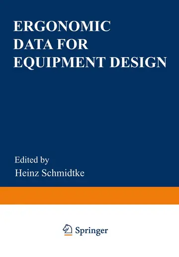 Cover of Ergonomic Data for Equipment Design
