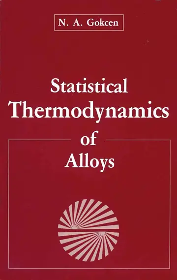 Cover of Statistical Thermodynamics of Alloys
