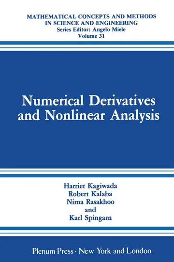 Cover of Numerical Derivatives and Nonlinear Analysis
