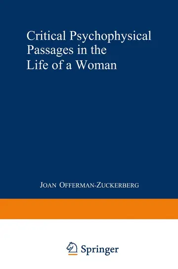 Cover of Critical Psychophysical Passages in the Life of a Woman