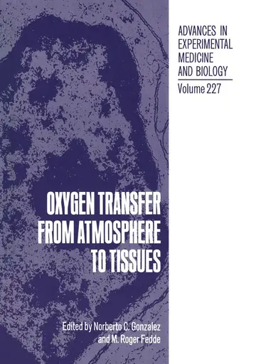 Cover of Oxygen Transfer from Atmosphere to Tissues