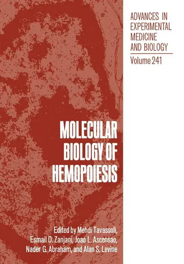 Cover of Molecular Biology of Hemopoiesis